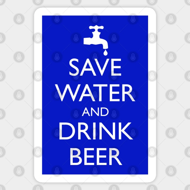 SAVE WATER AND DRINK BEER Sticker by HolidayBug